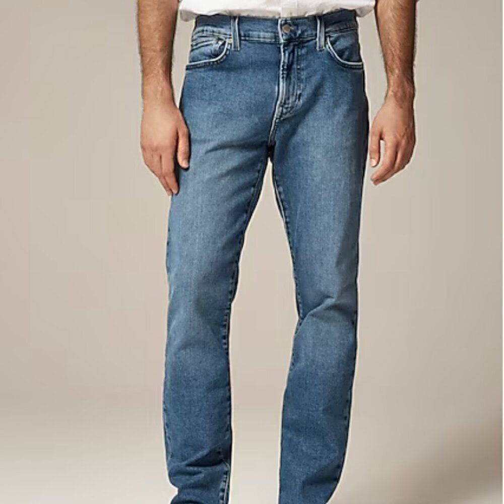 J. Crew BX862 484 Slim-fit stretch jean in medium wash size 32/30 NWT